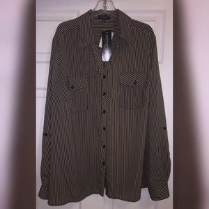 NWT Striped Blouse